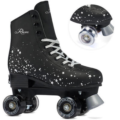 Retro verstelbare rolschaatsen lichtgevende wielen noa mint