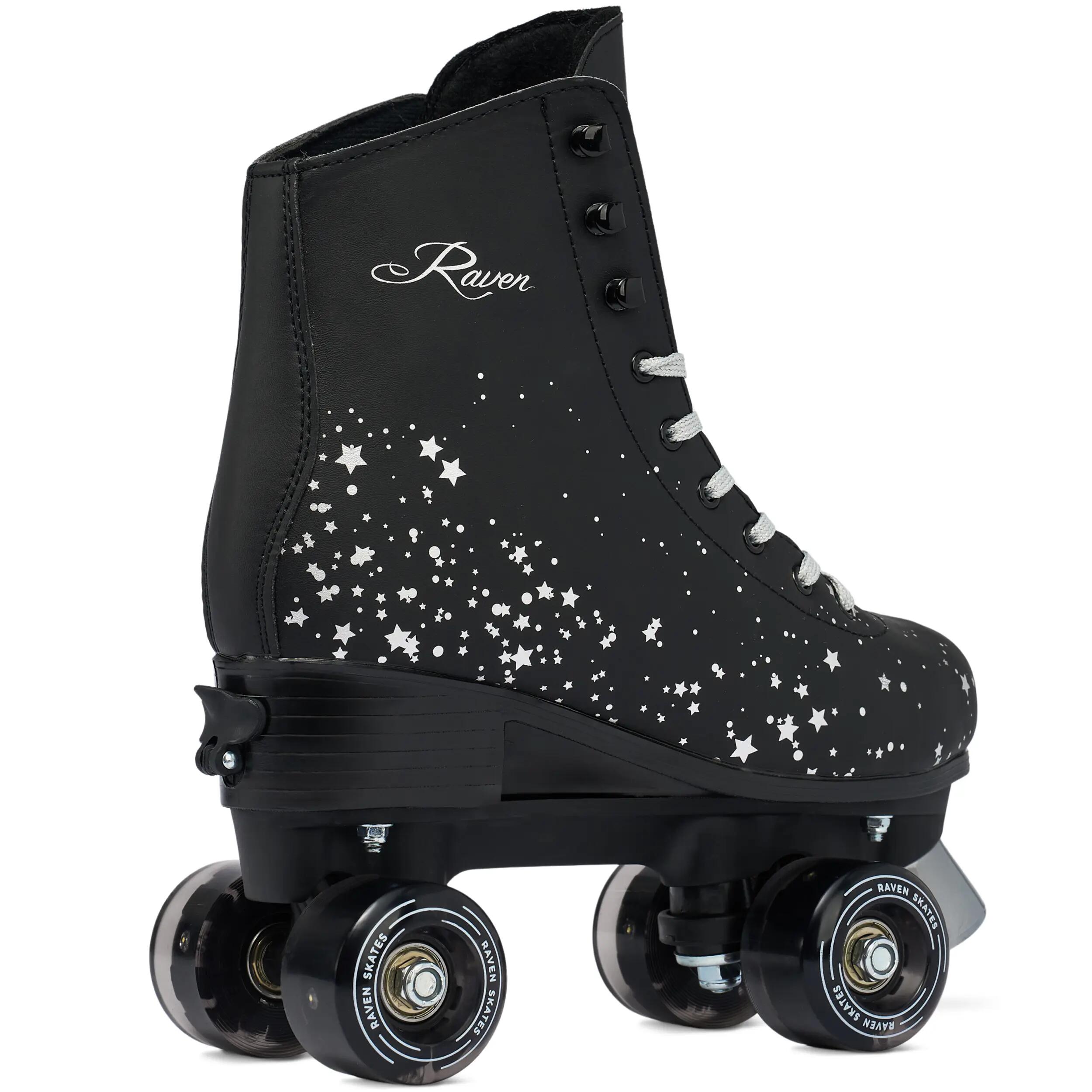 Patins de 4 rodas clássicos ajustável Raven Noa rodas luminosas LED 4/6
