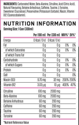 ABE RTD Energy Drink 330ml Applied Nutrition (verpakking van 12) 3/3