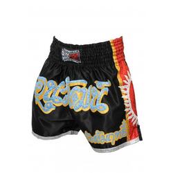 Short de boxe thaï Supernova noir & rouge