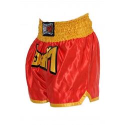 Short de boxe thaï Fighter rouge