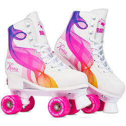 Patins à roulettes classiques Raven Serena réglables Orange/Rose