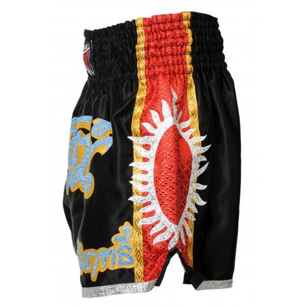 Thai boksshort Supernova zwart & rood 2/3