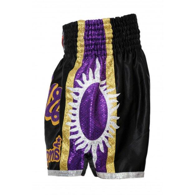 Supernova Boxshorts in Schwarz und Lila 2/3