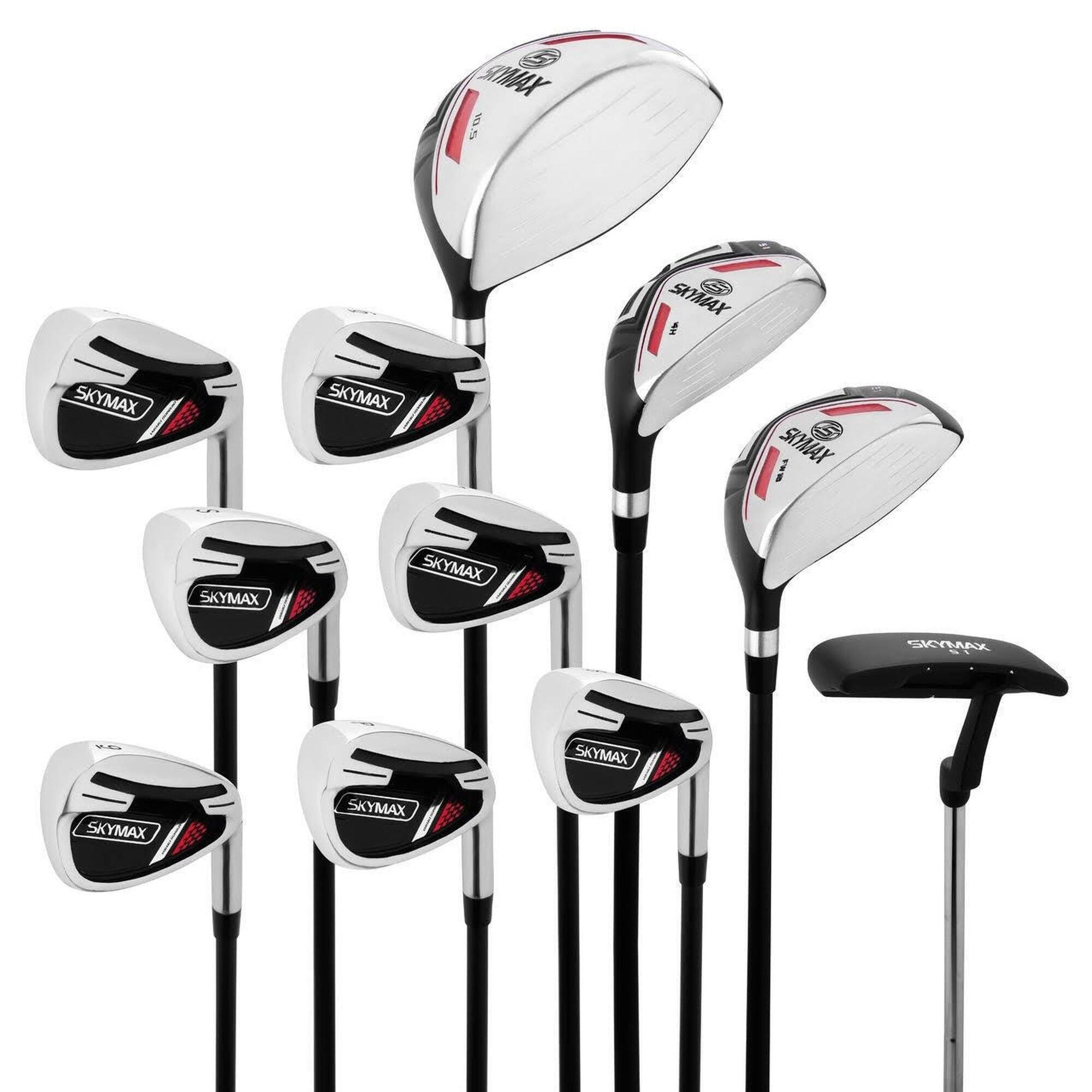 Skymax - S1 Golf Set - Sw / I5 Hybride Bois De Parcours Driver Putter - Série De Fer - Decathlon