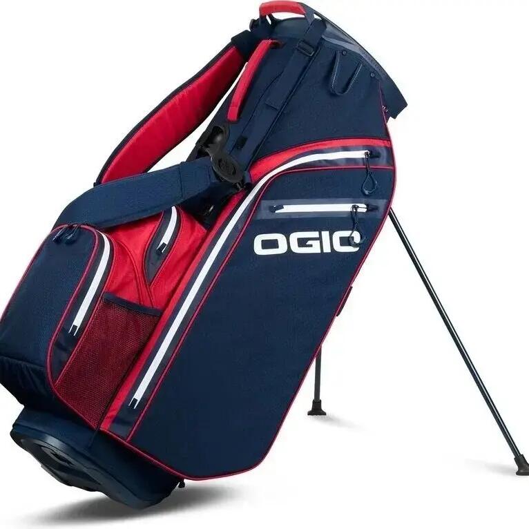 All Elements Hybrid Waterproof Golf Bag - Cart Bag - Red White Blue