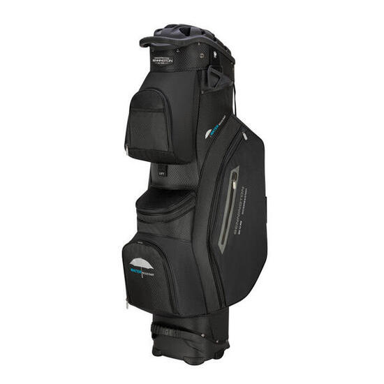 QO14 WR Golftasche – Standtasche – Wasserabweisendes Material – Schwarz