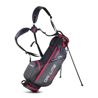 Dri lite seven - waterdichte golftas - standbag - zwart rood