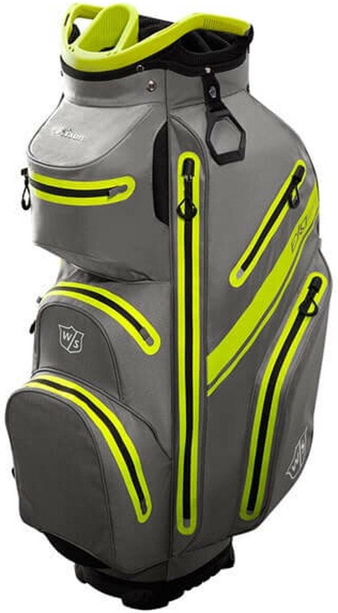 Staff Exo Dry - Saco de golfe resistente à água - Cartbag - Cinza Amarelo 2/4