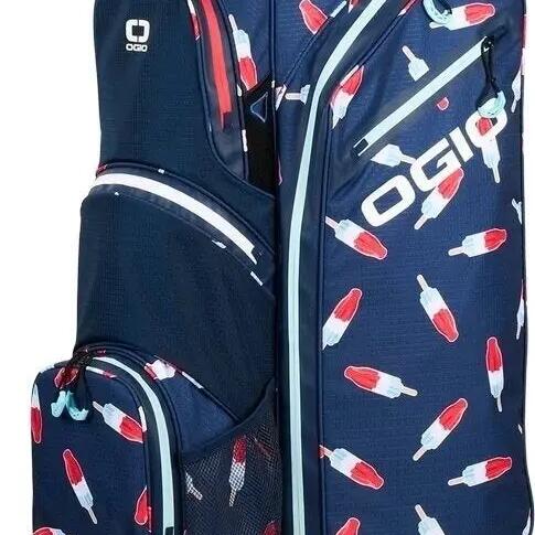 All Elements Silencer Waterproof Golf Bag - Cart Bag - Rocket Pop
