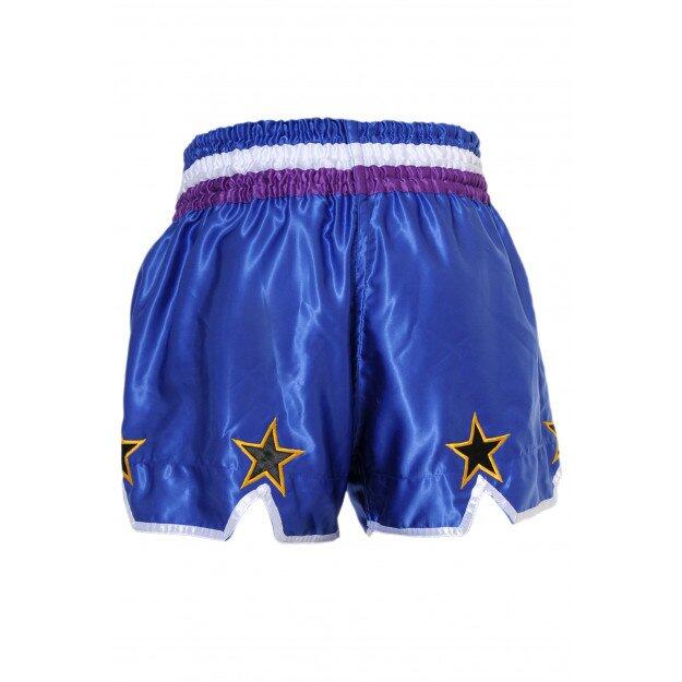 Thai boksshort Star blauw 3/3