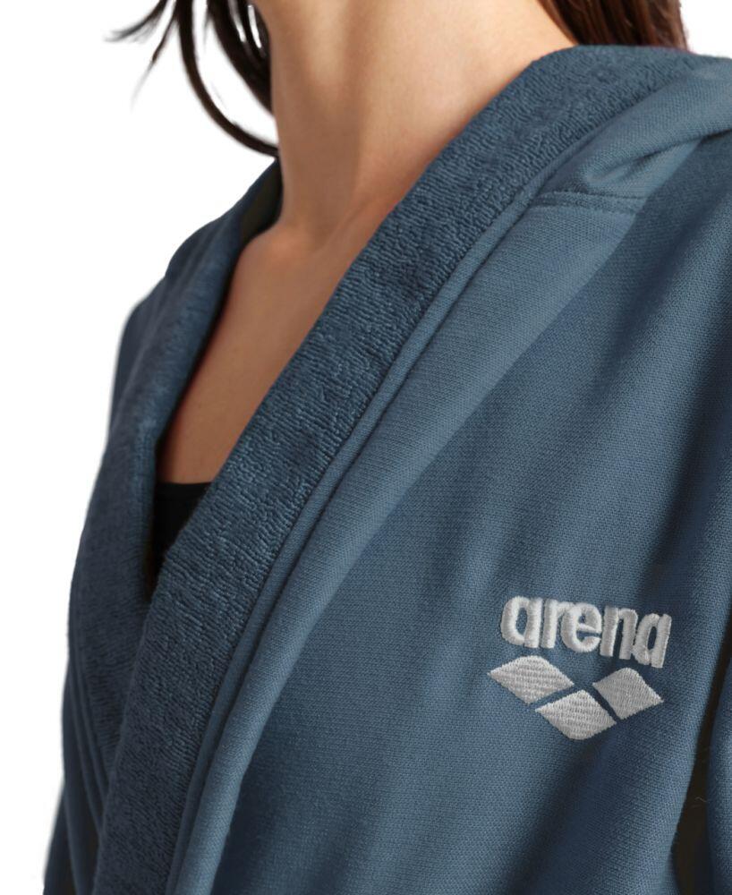 Szlafrok kąpielowy na basen po treningu unisex kaptur Arena DryTec 5/7