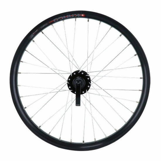 Dwuścienne przednie koło tarczowe z oczkami i 6-otworową piastą z blokadą Velox