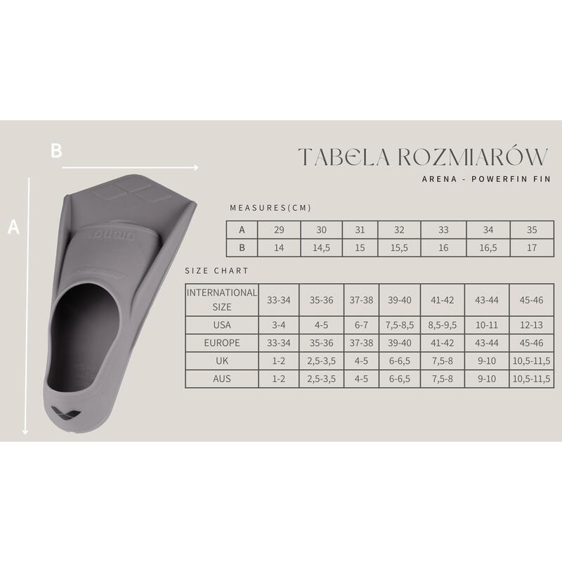 Aripioare de antrenament Arena Powerfin Hook