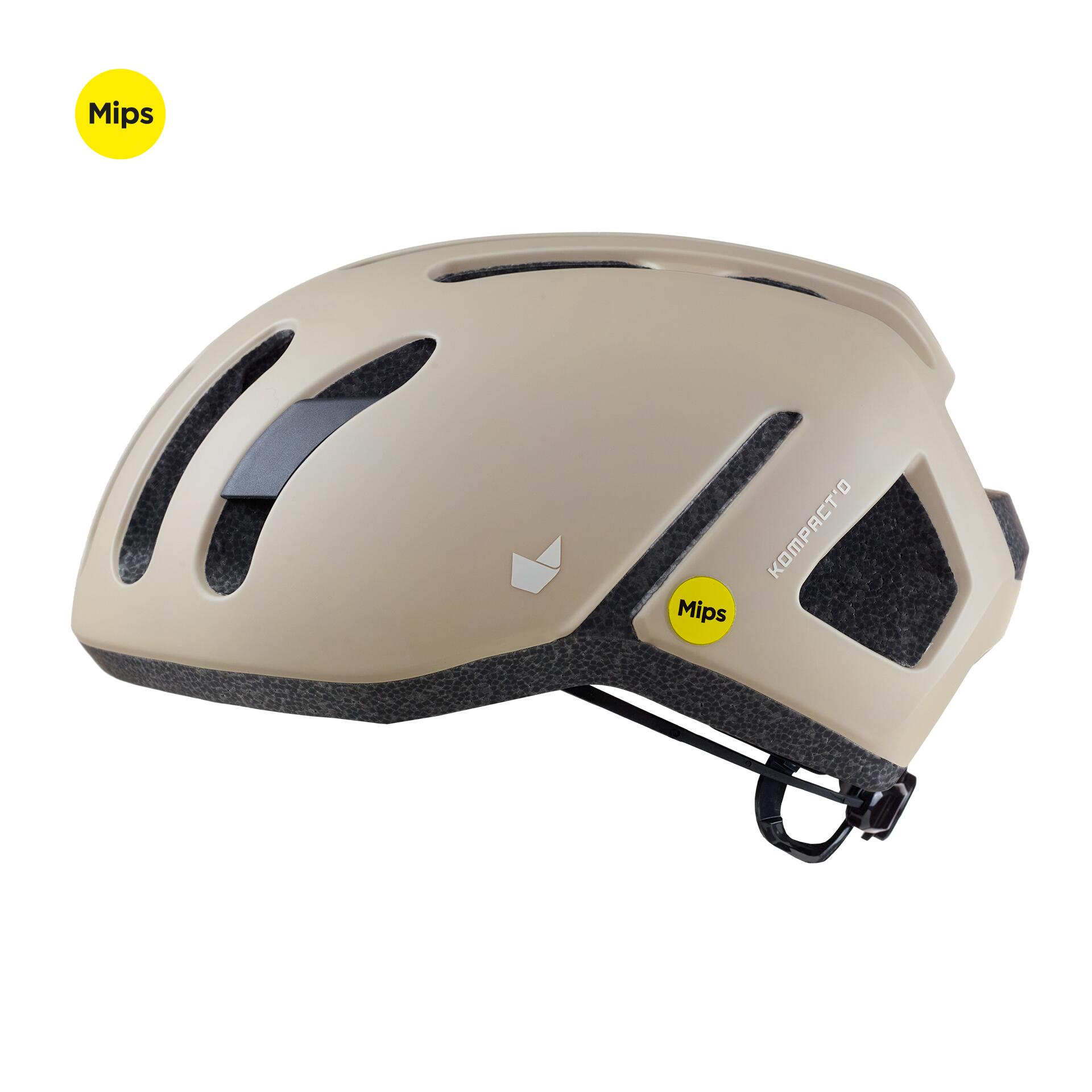 Catlike - Catlike Kompacto Ii – Casque Unisexe Allround Sable Mat S - Casque - Beige - S - Decathlon