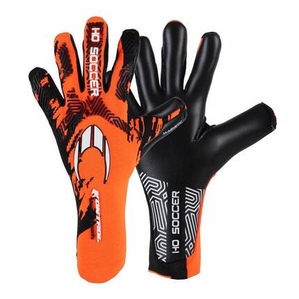 Gants de Gardien de But de Football Kontrol Knit Tech II Black-Orange