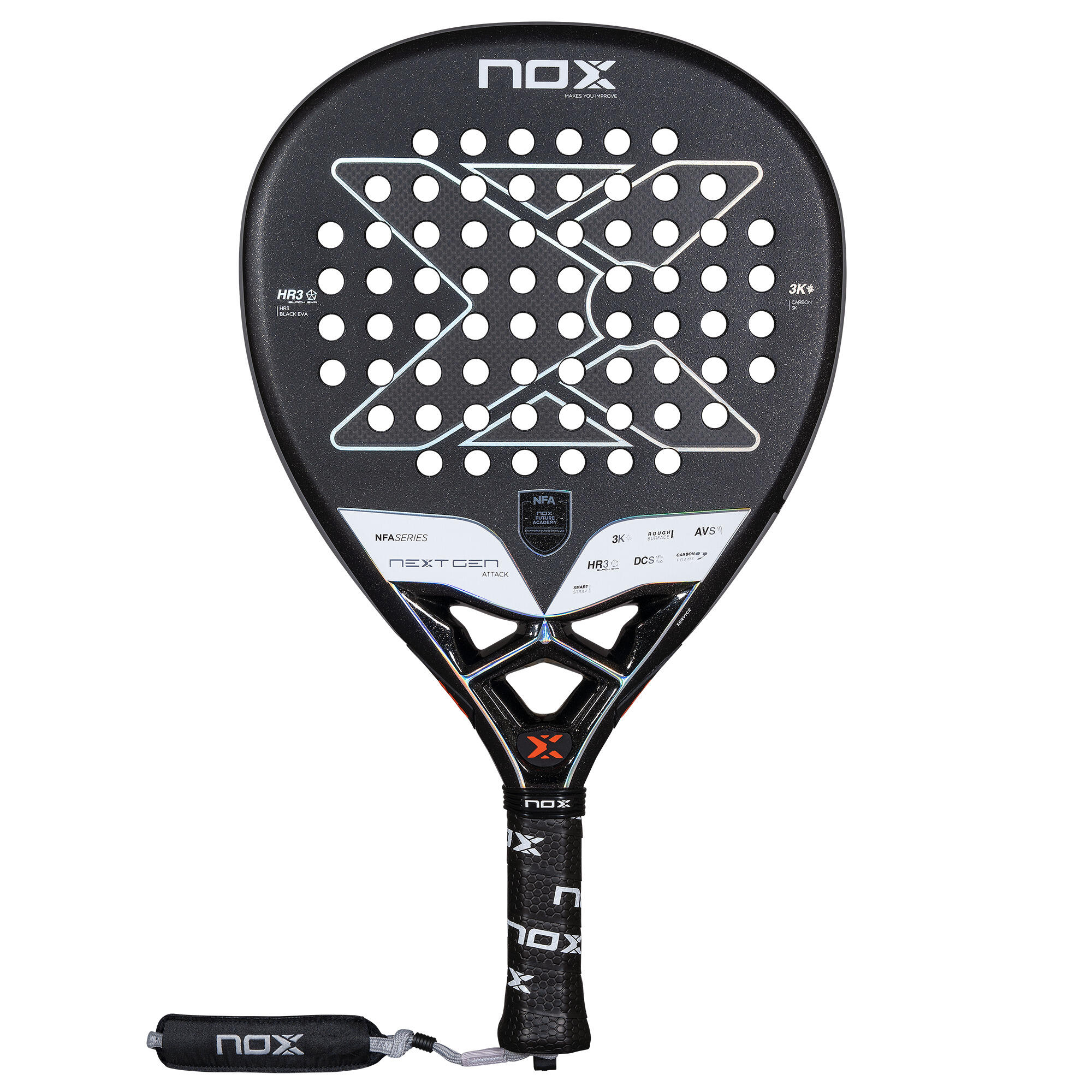 Nox - Raquette De Padel Nox Nextgen Pro Attack 3k Nfa Series - Raquette De Padel - Gris - No Size - Decathlon