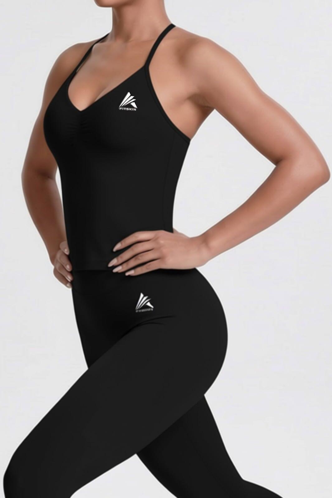 Bustiera FITSKIN  V-Form Jet Black