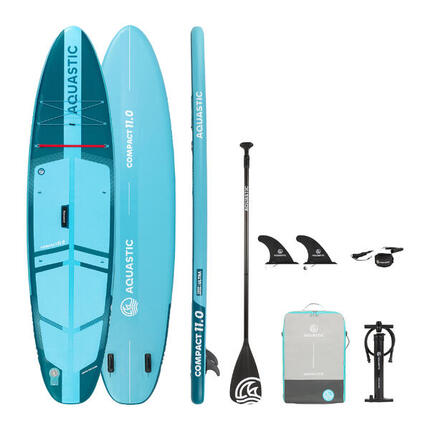 Deska SUP AQUASTIC Compact 11'0" Zestaw z plecakiem