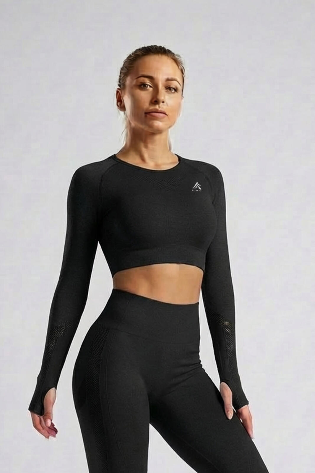 Bustiera FITSKIN Second Skin Jet Black