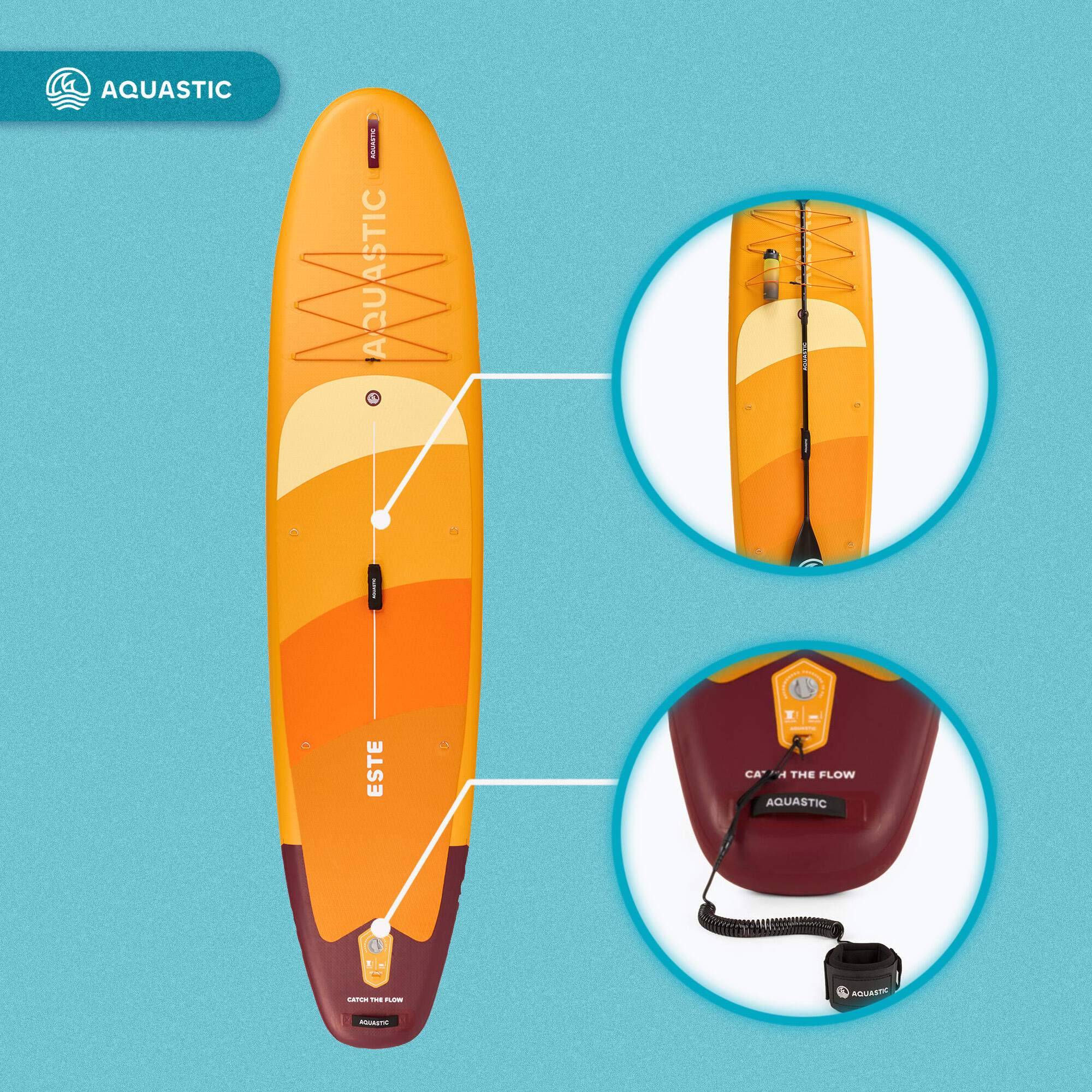 AQUASTIC SUP Este 12'0" Brett 5/7