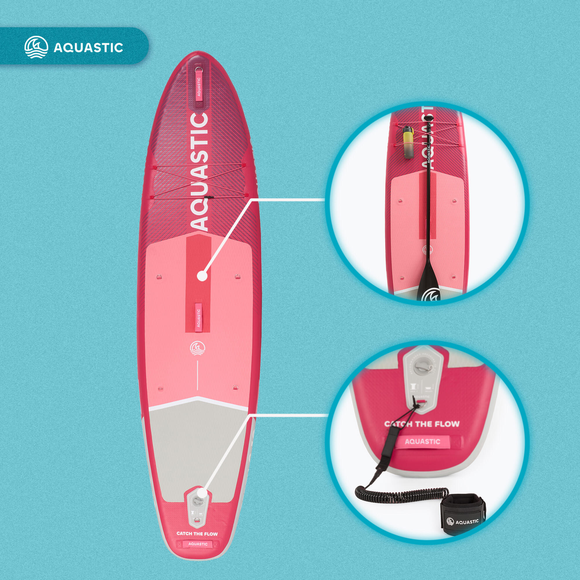 Planche SUP AQUASTIC Perth 9'10" 5/7
