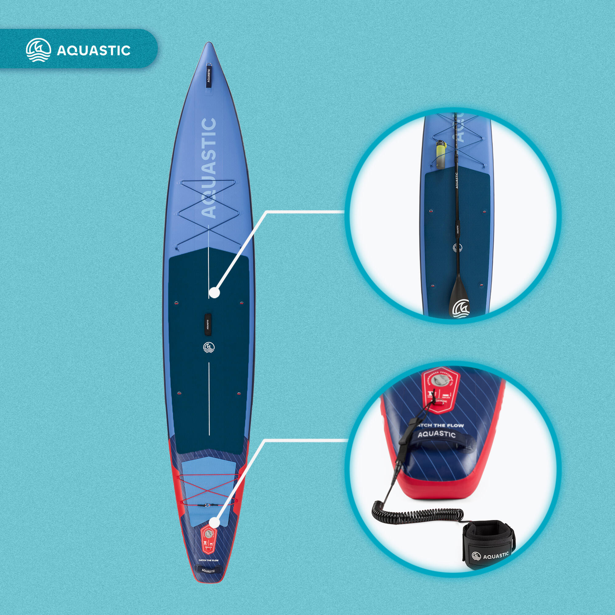 SUP-Board AQUASTIC Touring Pro 14'0" 5/7