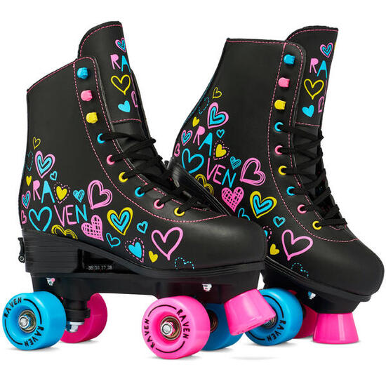 Classic Retro Trista Patines Ajustable Blanco/Morado/Menta