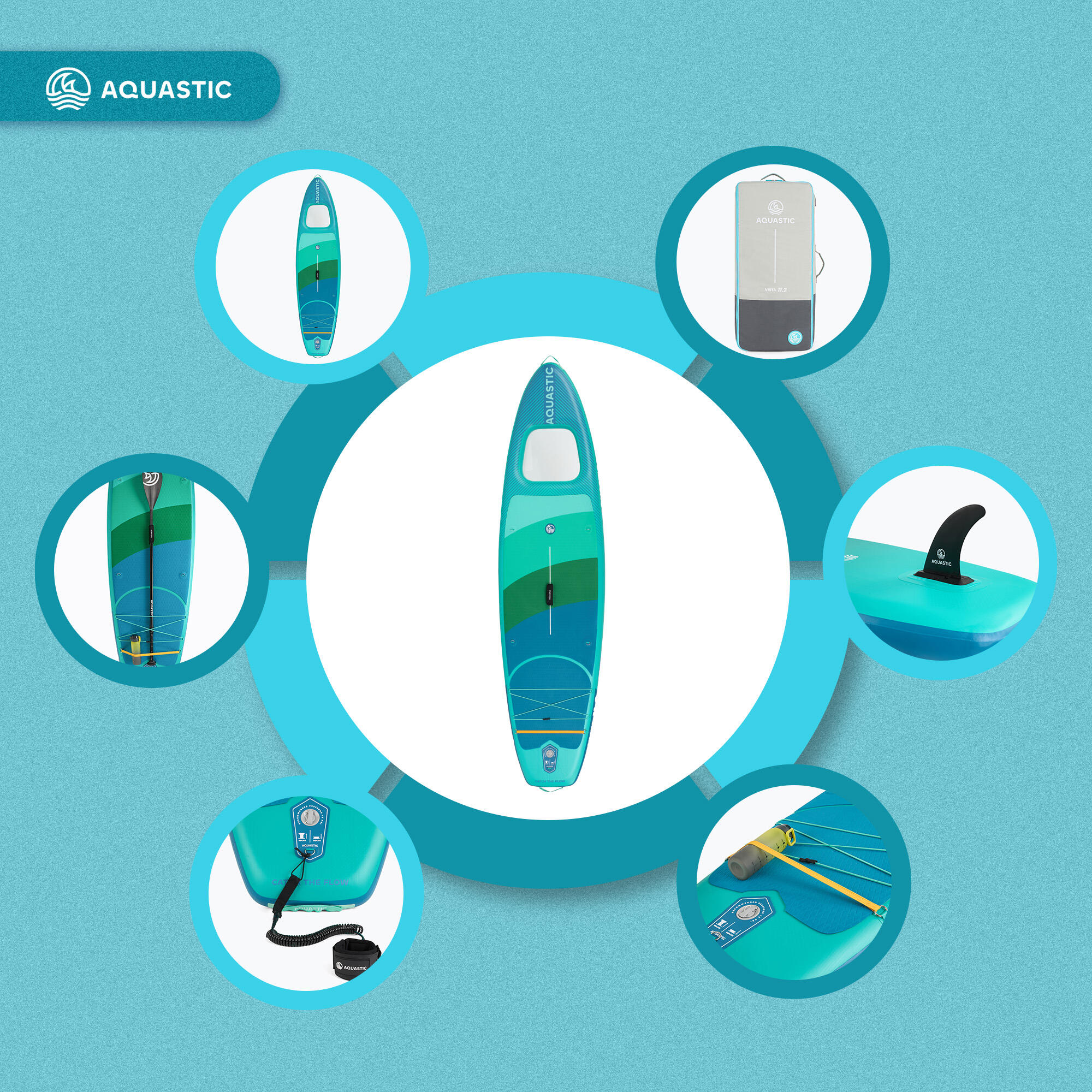 SUP-Board AQUASTIC Vista 11'2" 7/7
