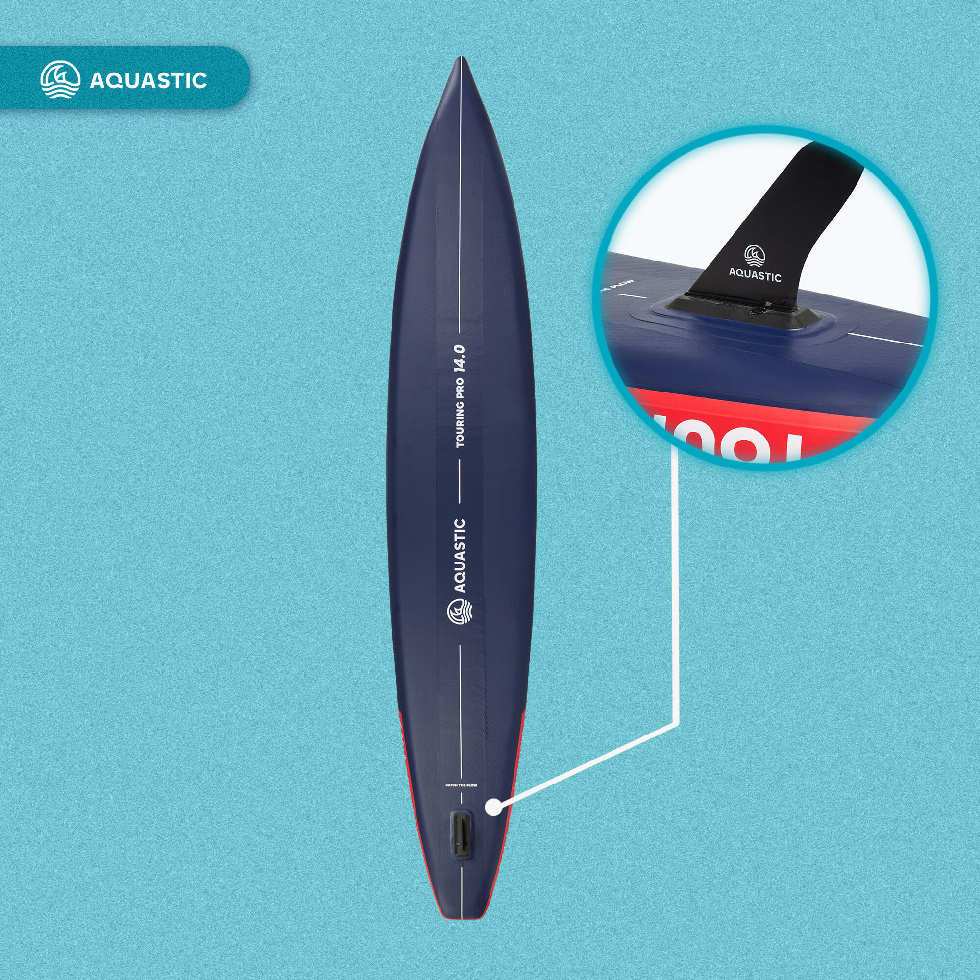 SUP-Board AQUASTIC Touring Pro 14'0" 6/7