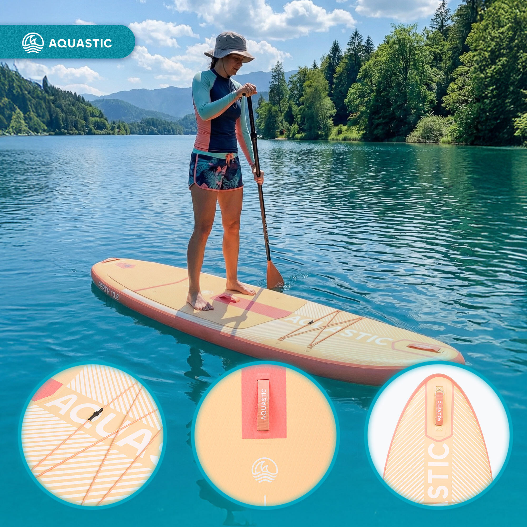 SUP-Board AQUASTIC Perth 10'8" Allround 3/7