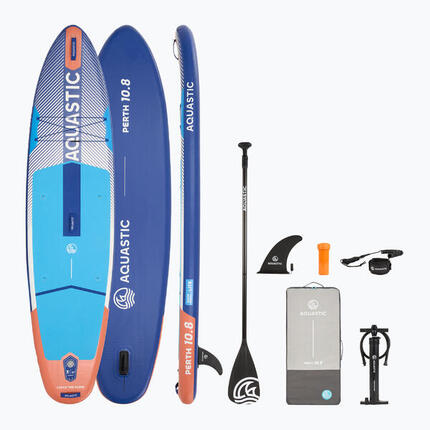 Deska SUP AQUASTIC Perth 10'8" allround Zestaw z plecakiem wiosłem