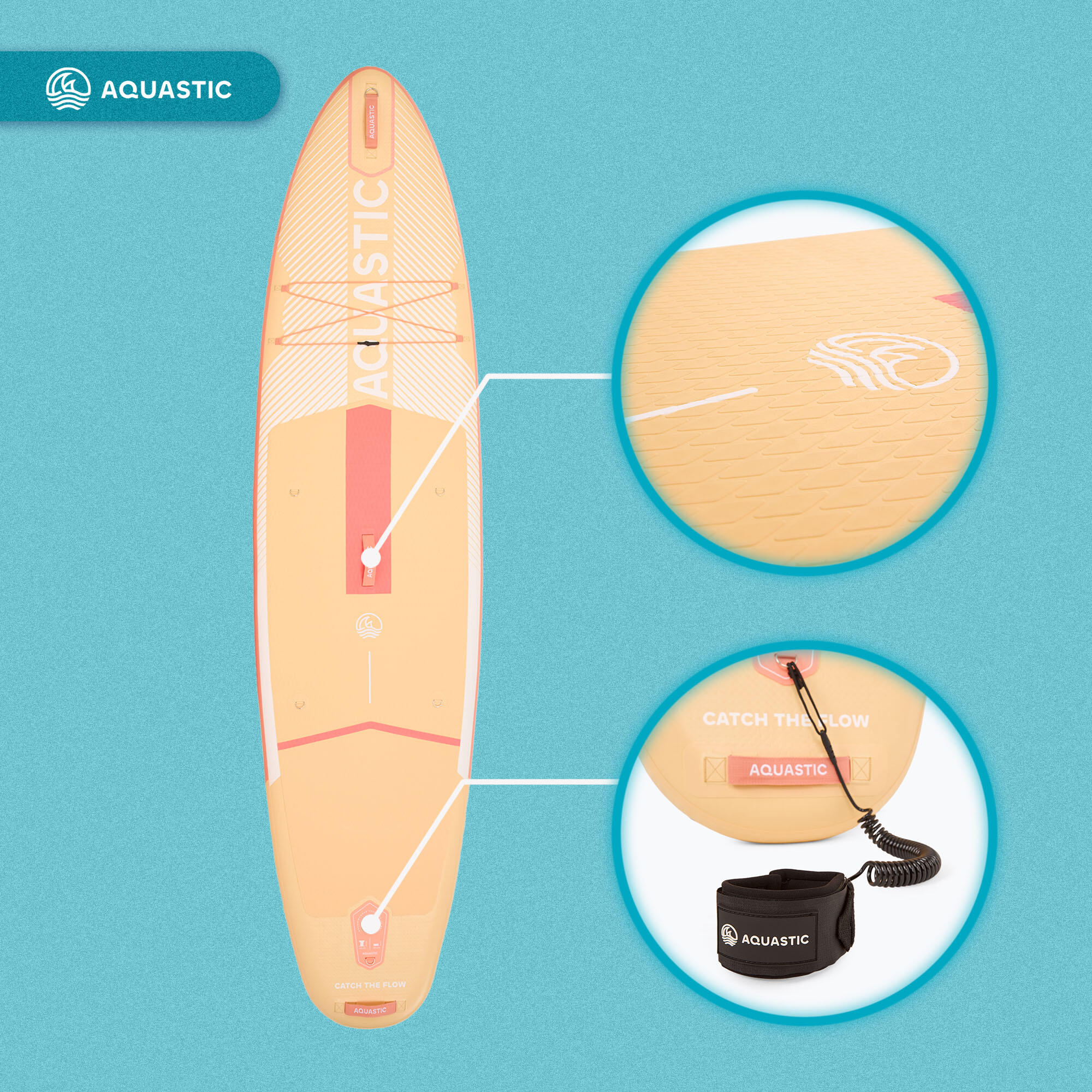 SUP-Board AQUASTIC Perth 10'8" Allround 5/7