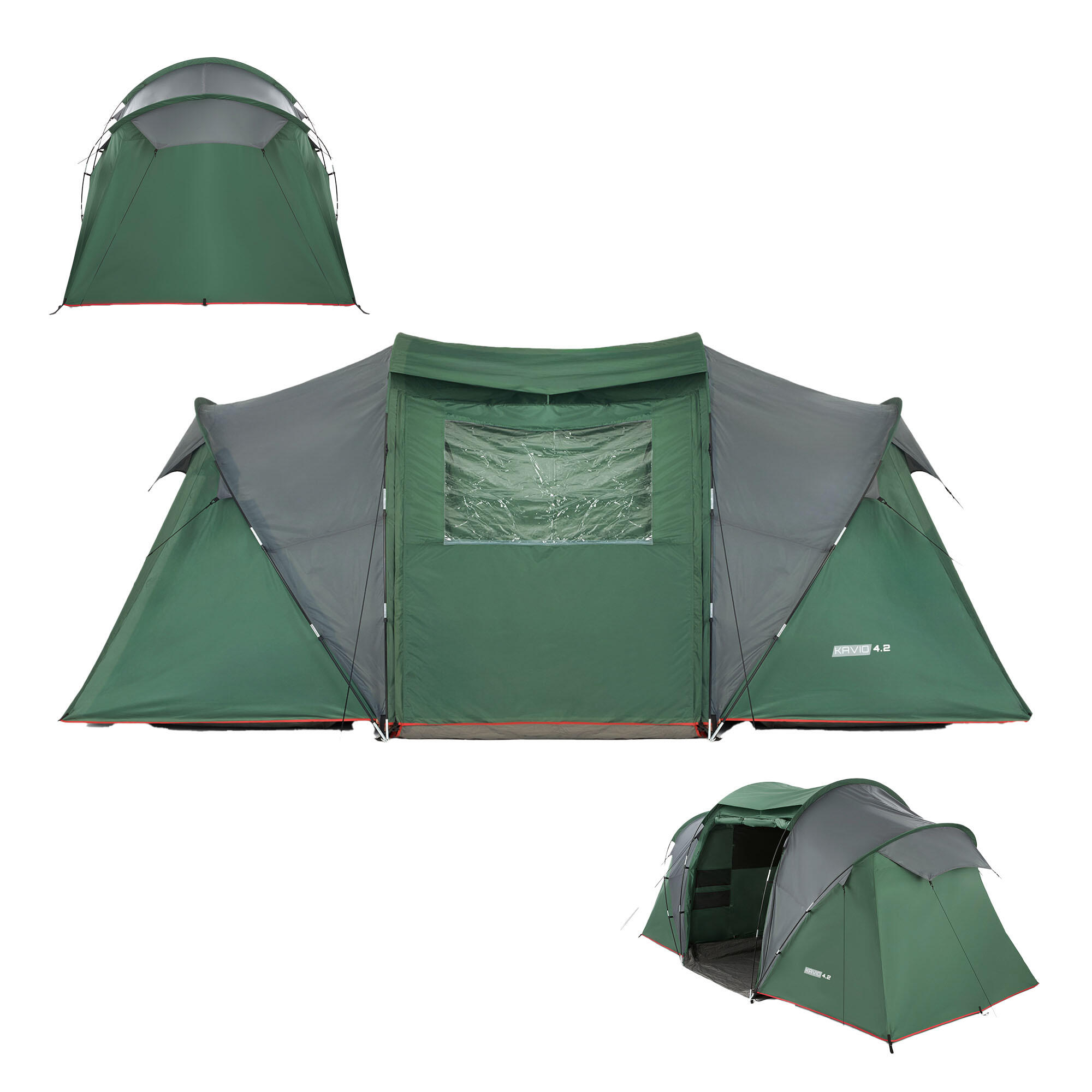 Barraca de camping para 4 pessoas KADVA Kavio 4.22 1/7
