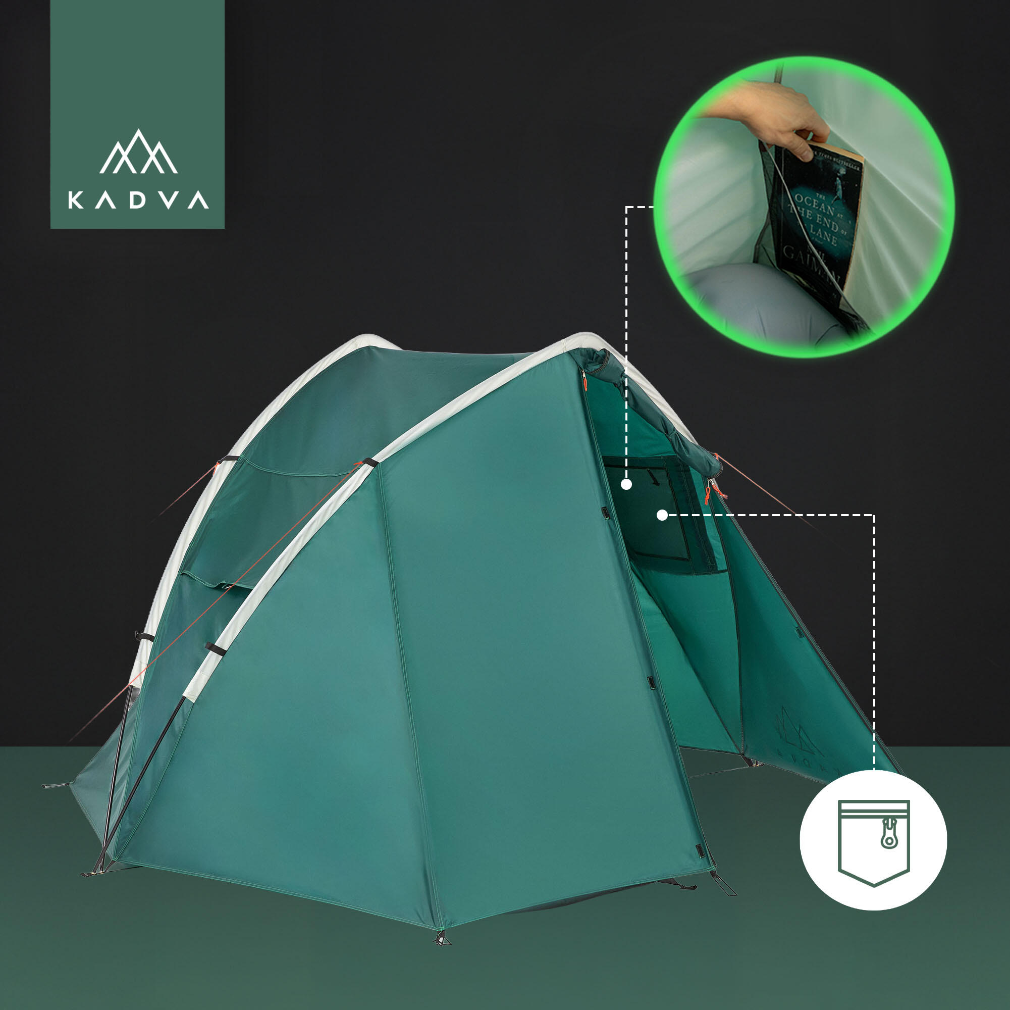 Barraca de bicicleta individual KADVA BIKEdome 7/7