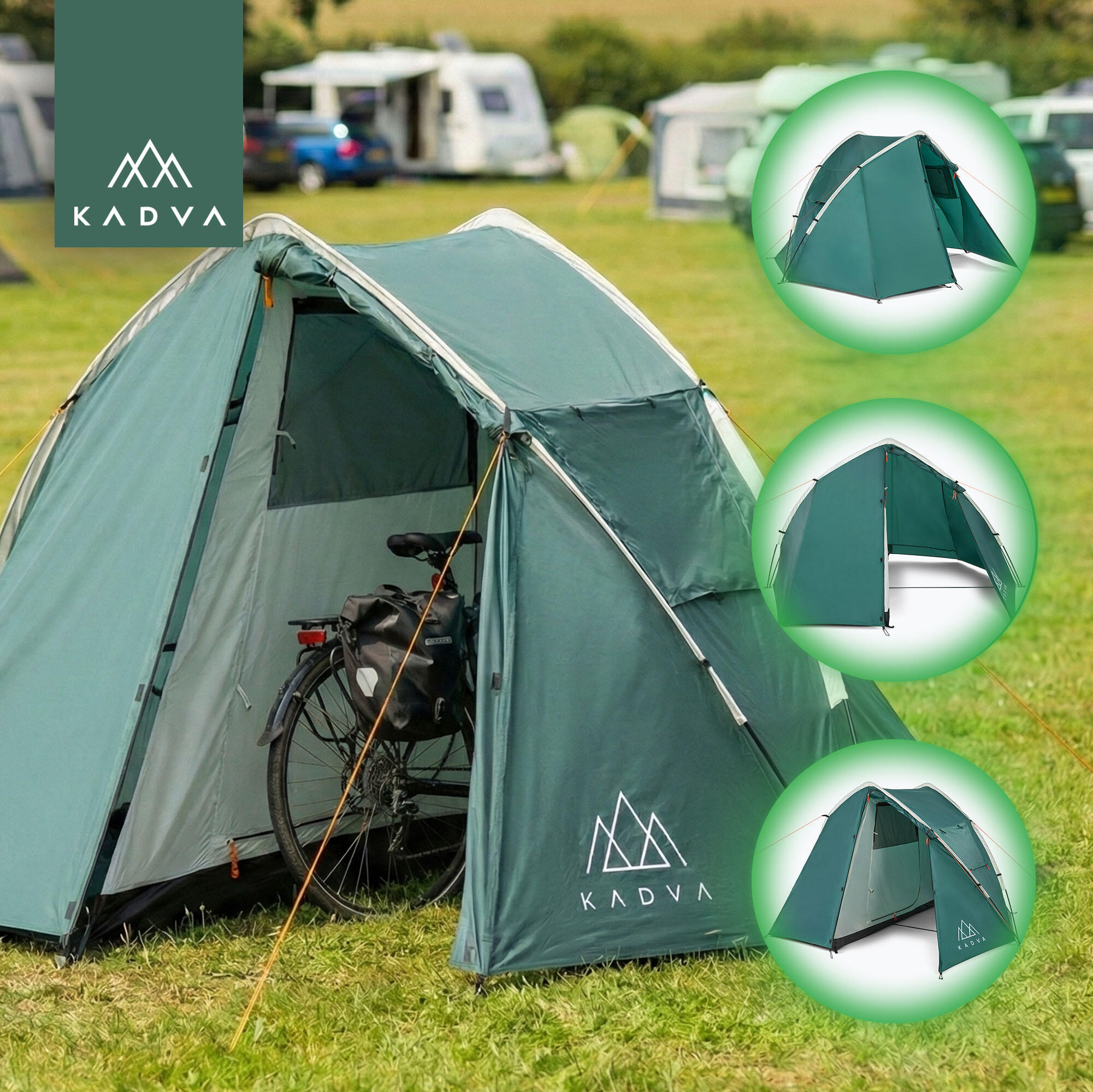 Barraca de bicicleta individual KADVA BIKEdome 4/7