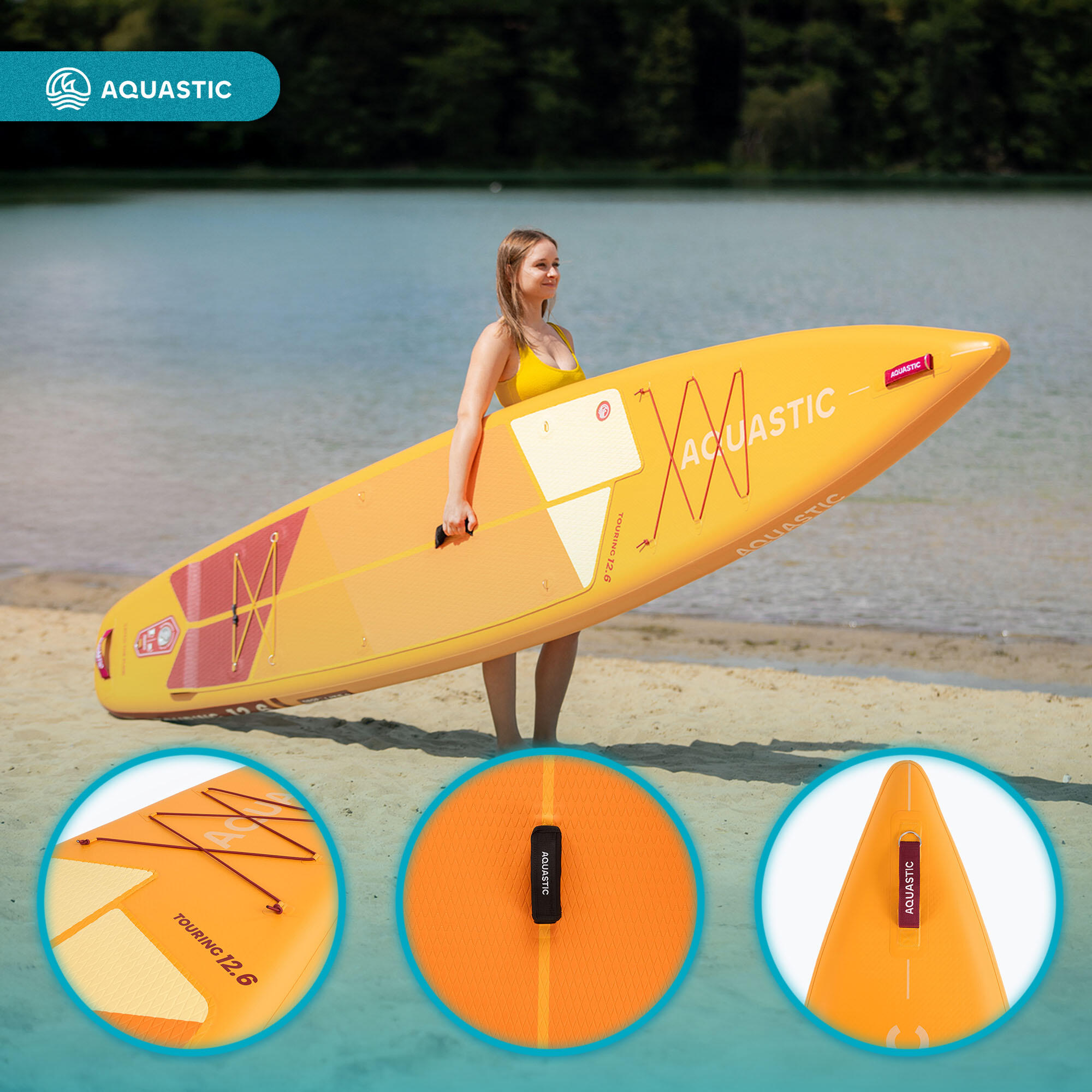 SUP-plank AQUASTIC Touring 12'6" 3/7