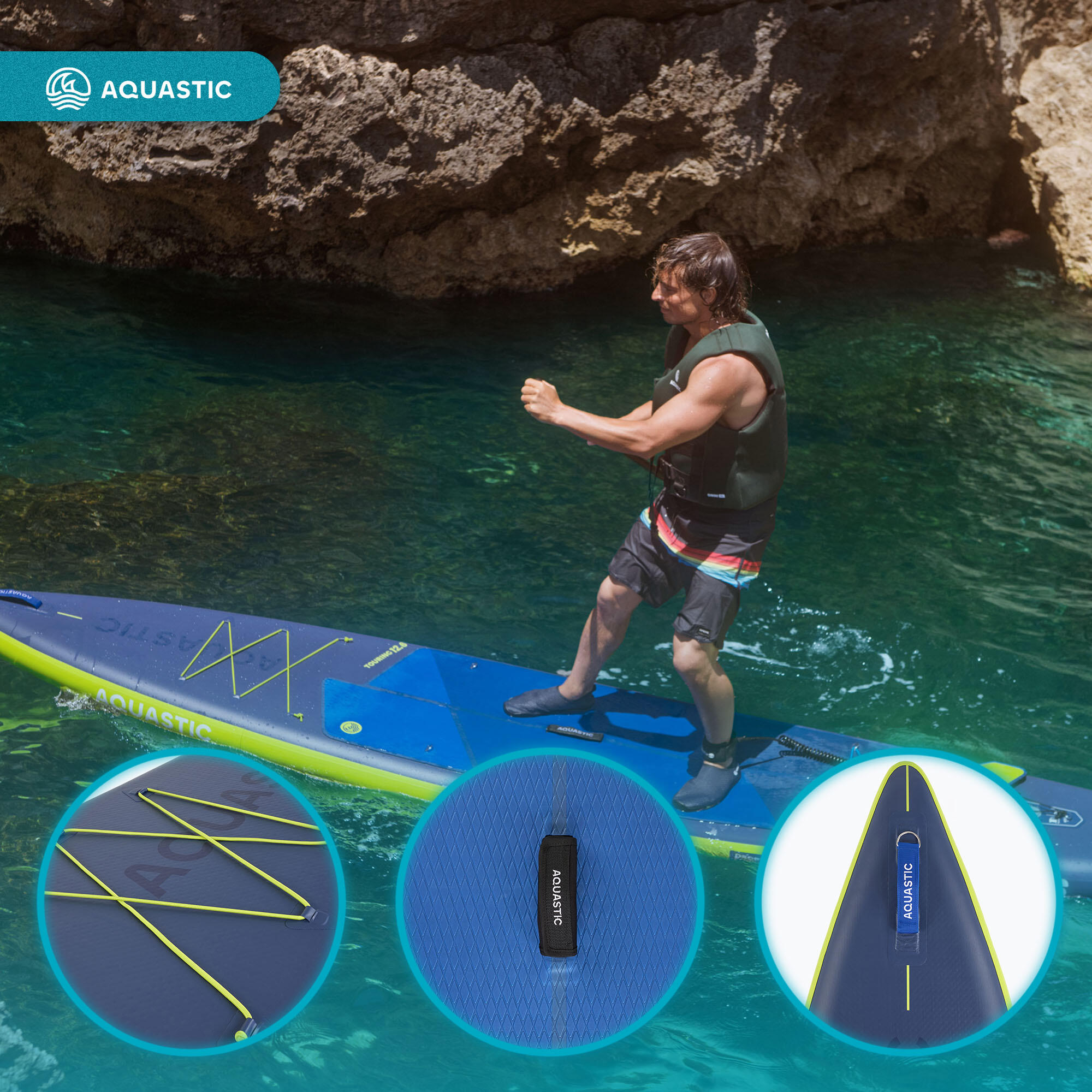 Tabla SUP AQUASTIC Touring 12'6" 3/7