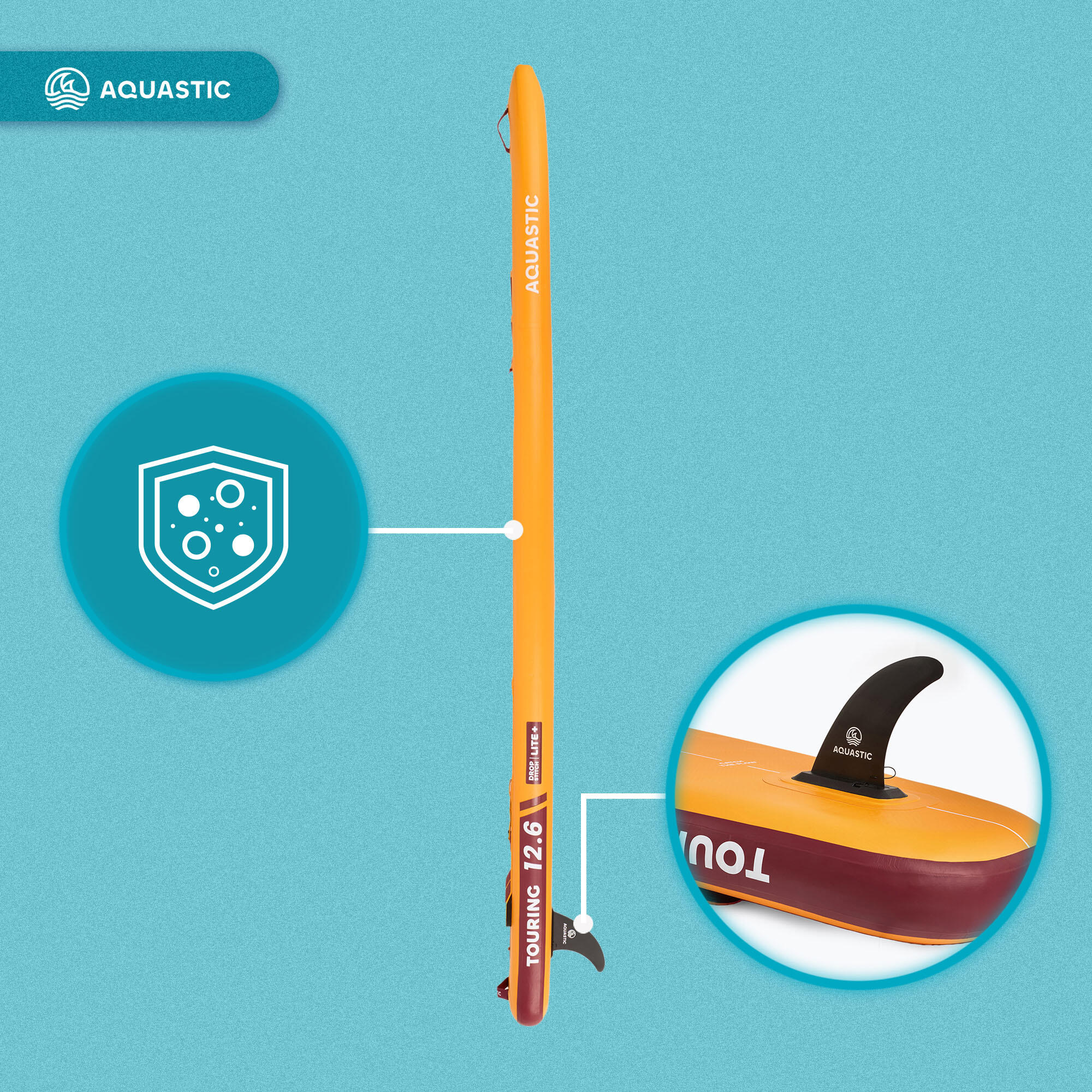 SUP-plank AQUASTIC Touring 12'6