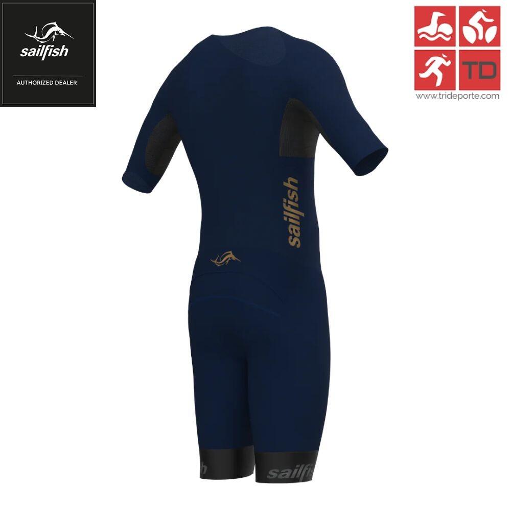 Tritraje Aerosuit Perform 2 triatlon Hombre Azul Sailfish 2/3