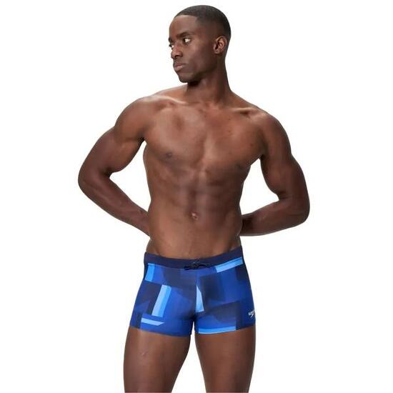 Boxer de bain - natation - hommes - valmilton aqua - bleu foncé
