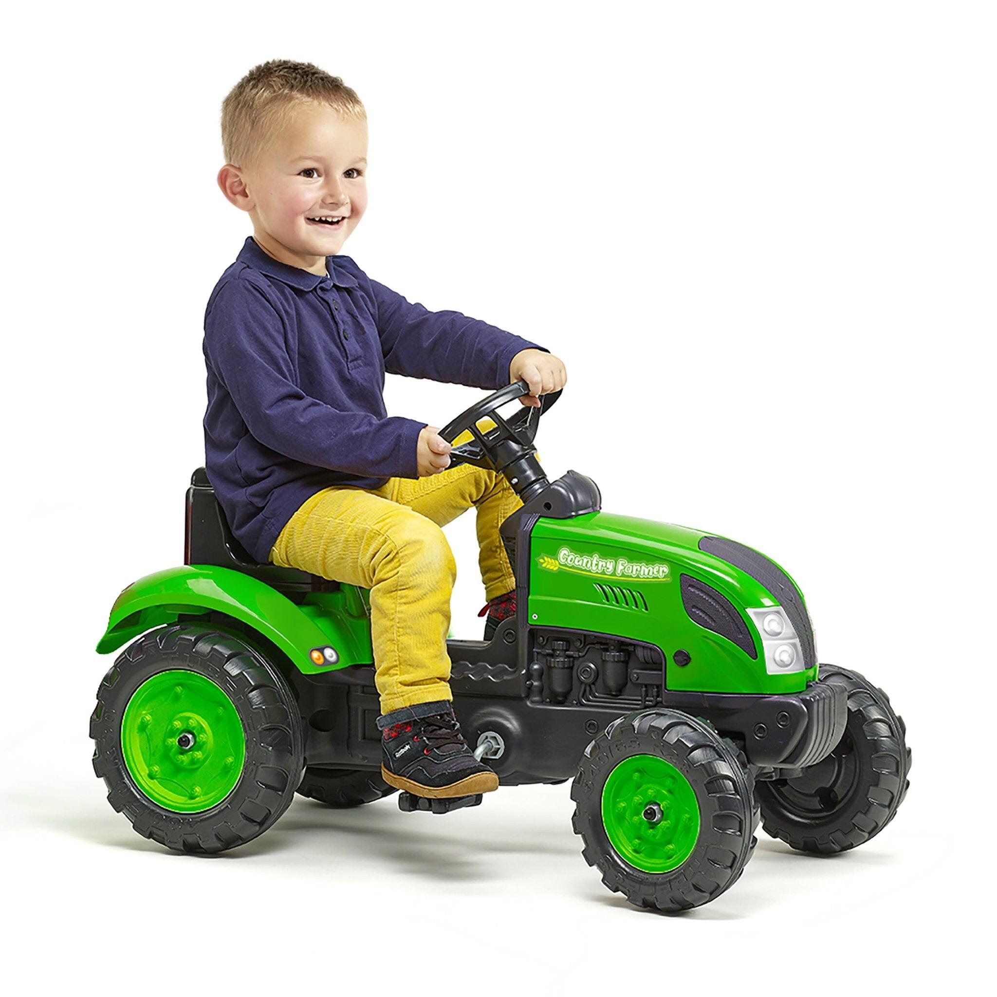 Falk Country Farmer Pedal Tractor with Trailer 4/5