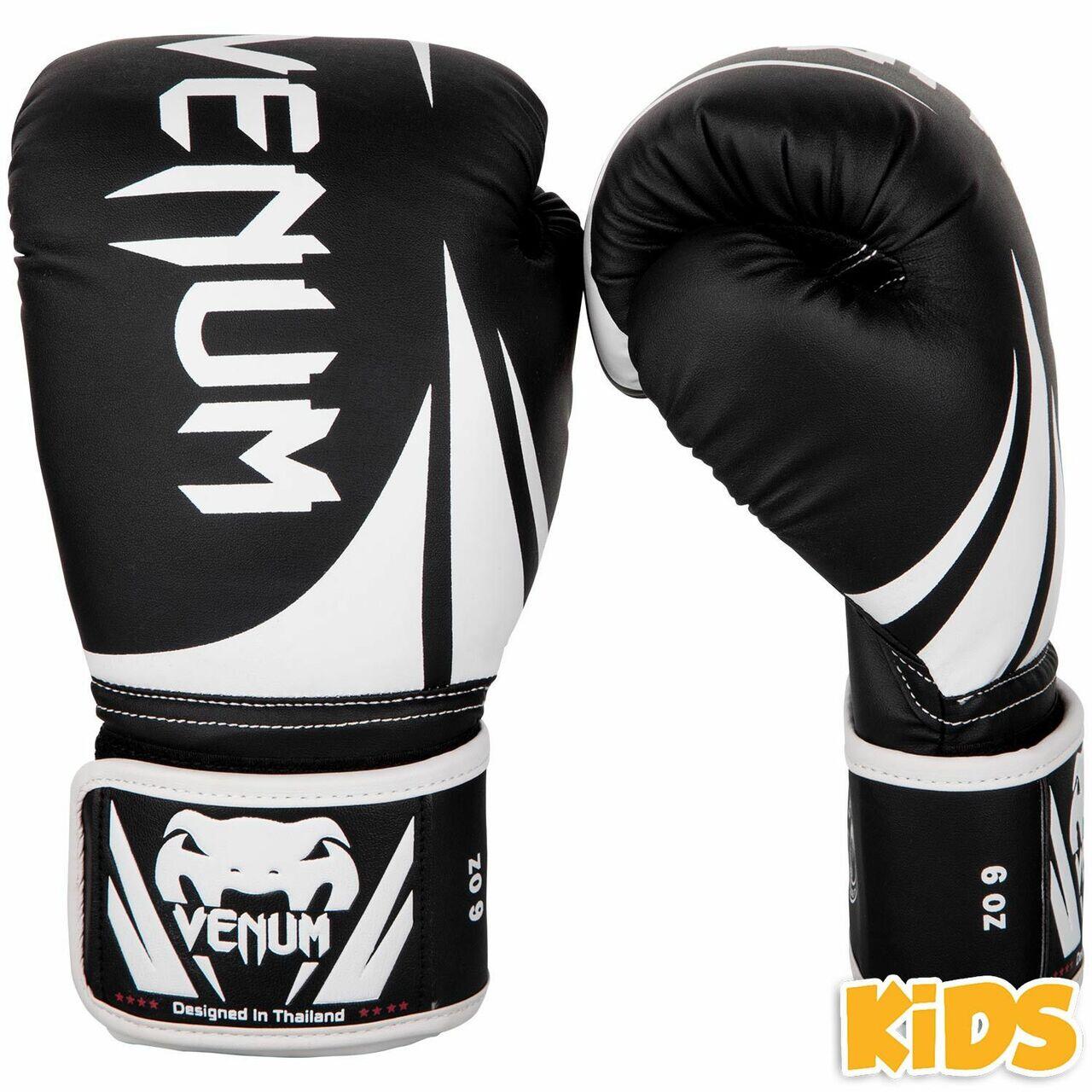 Venum Challenger 2.0 Kids Boxing Gloves - Black/White 5/5