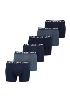 6er Pack Herren Levis REPEAT LOGO BOXER Brief Boxershorts Unterwäsche Pants