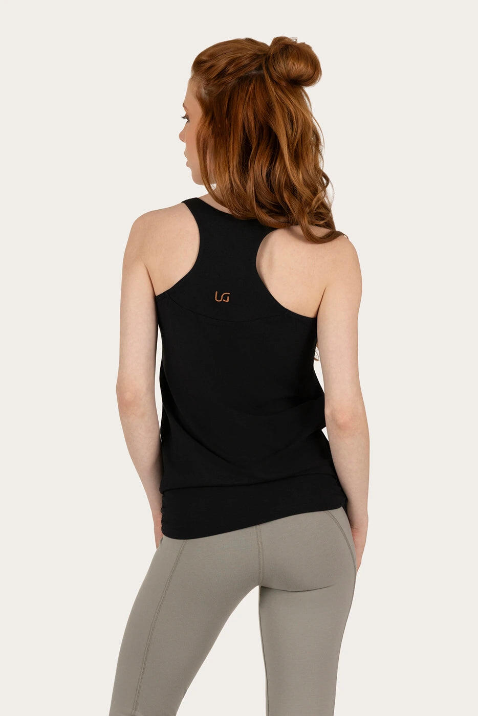 Débardeur de Yoga & Pilates Kami – Noir Onyx 3/4