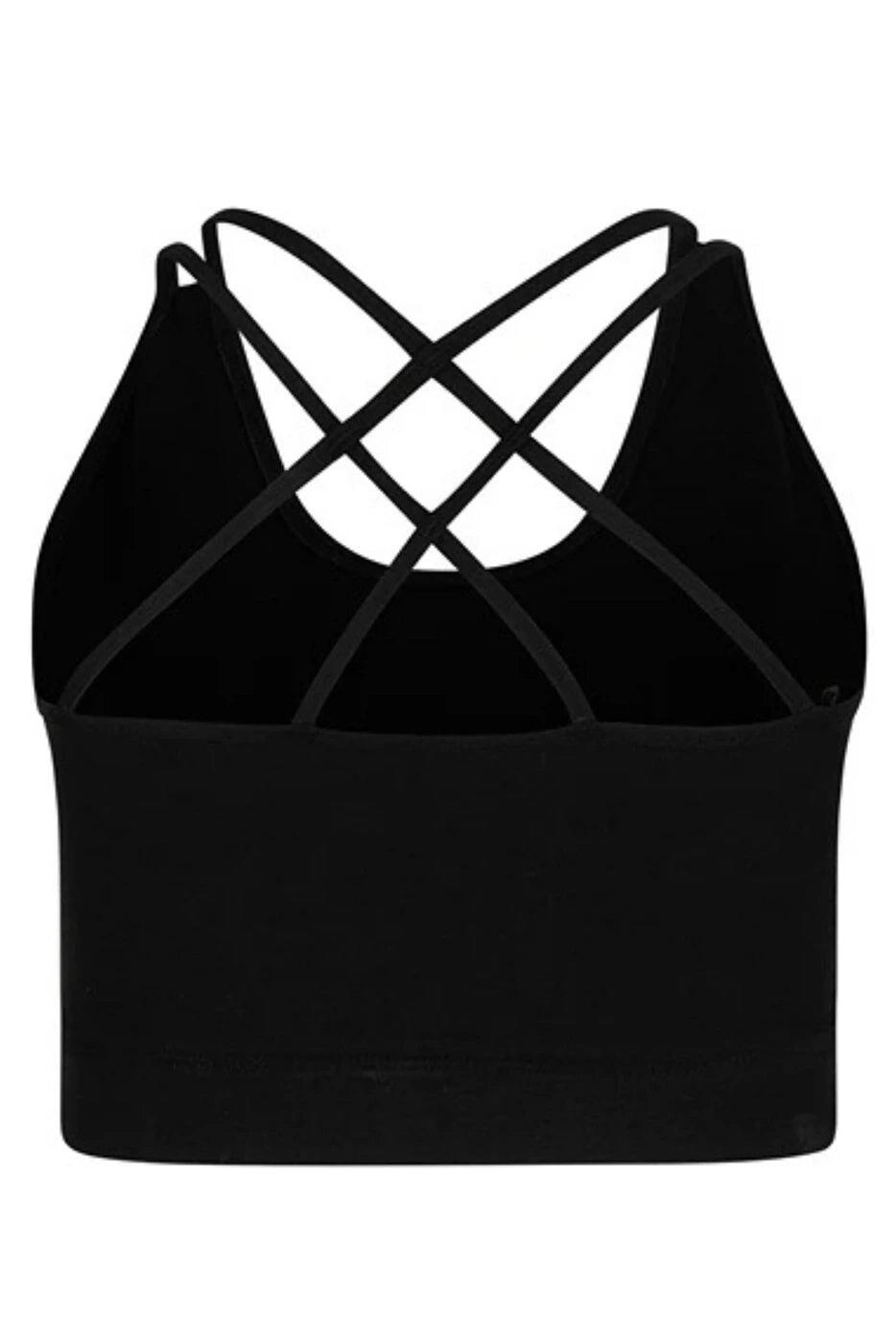 Brassière de yoga et pilates Lyrais – Noir Onyx 5/5