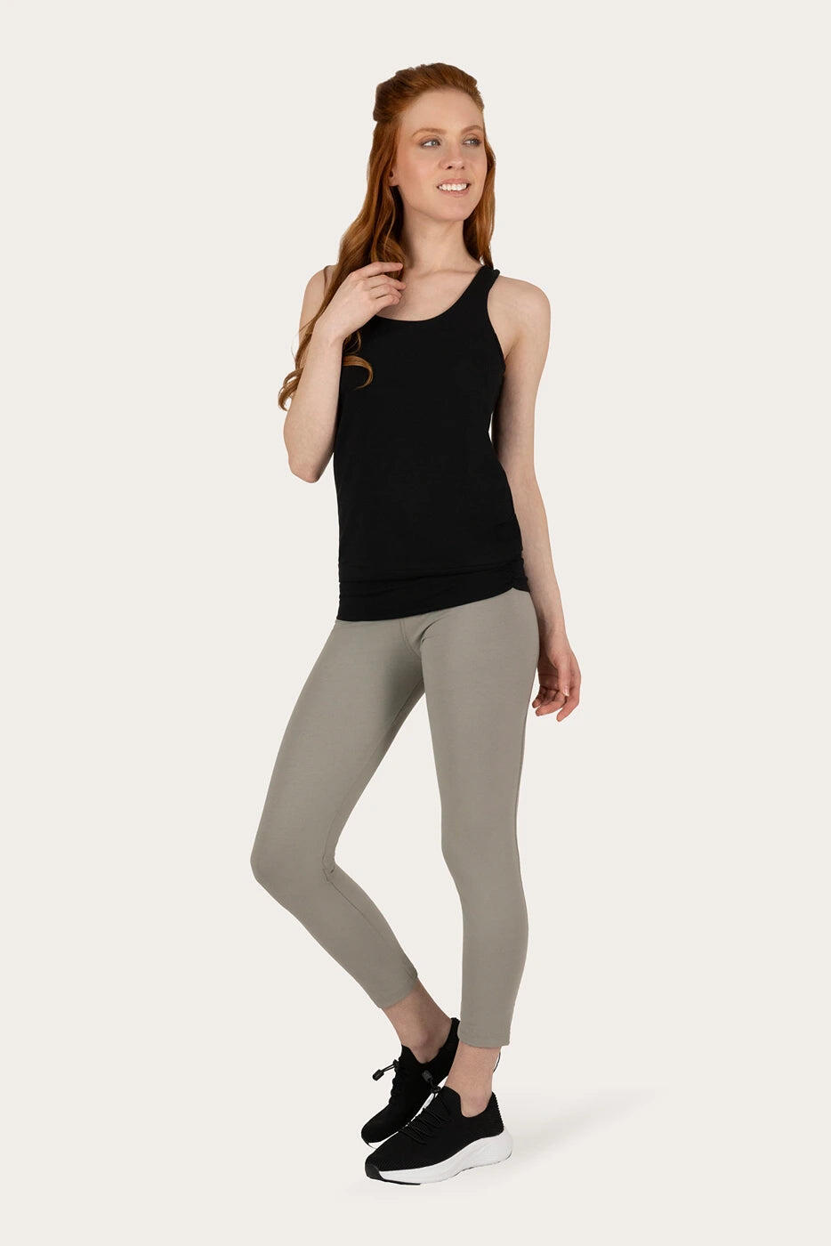 Débardeur de Yoga & Pilates Kami – Noir Onyx 4/4
