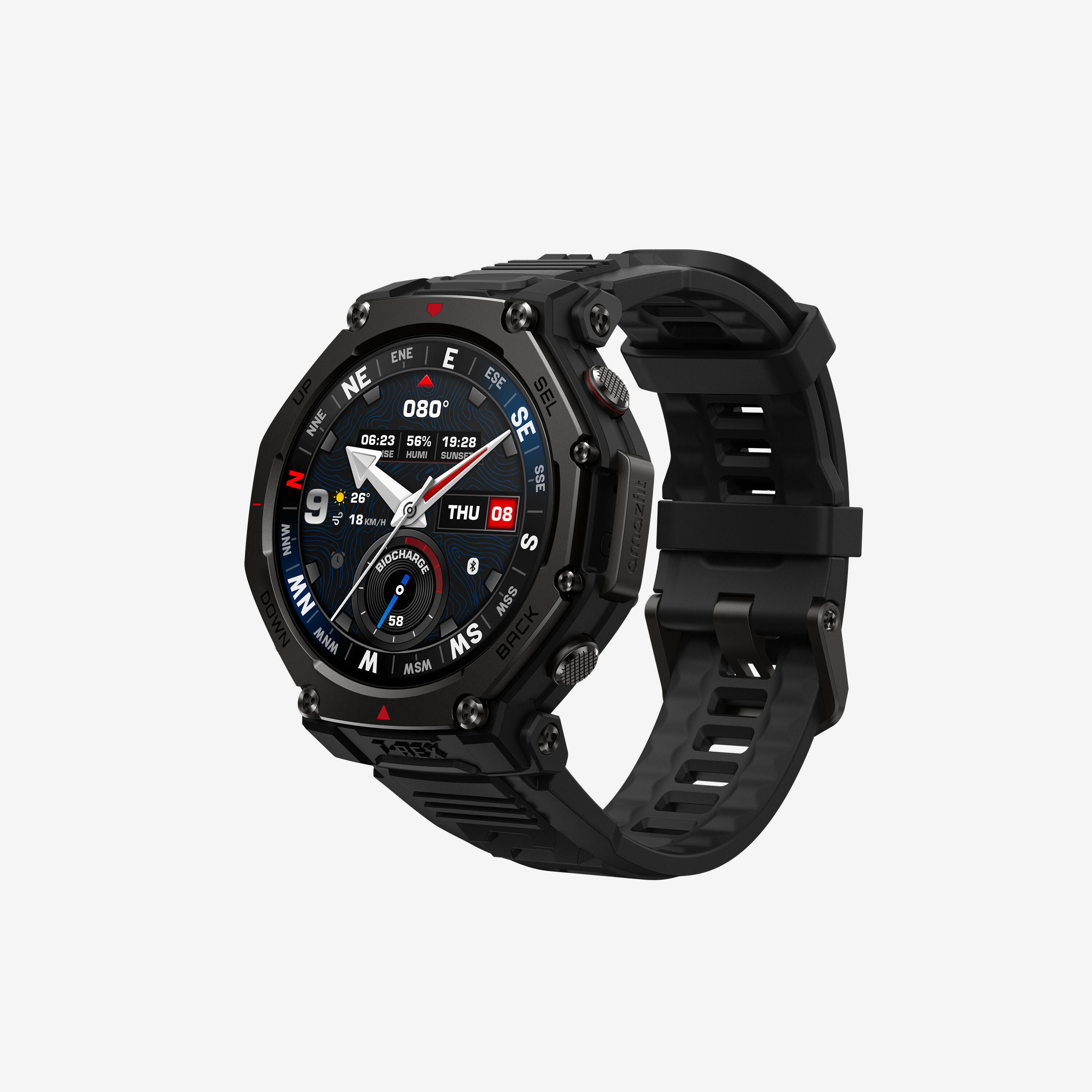 Second Life - Zegarek smartwatch Amazfit T-Rex 3 Pro 48 mm... - Stan Doskonały 3/4