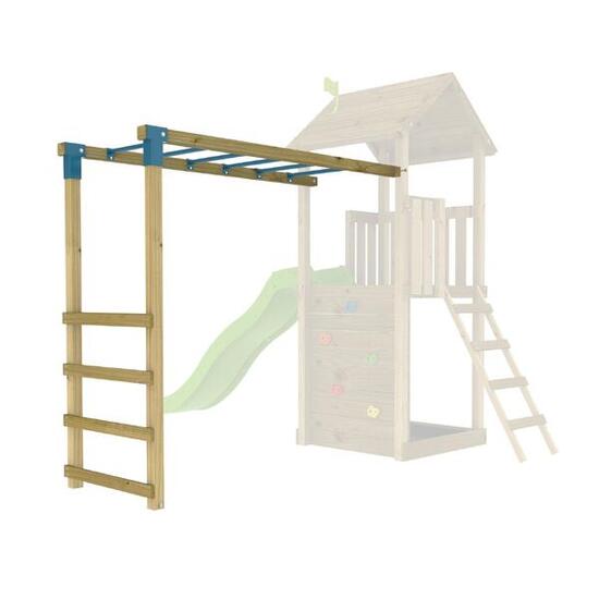 Hangelleiter für Spielanlage SKYWOOD braun FSC®