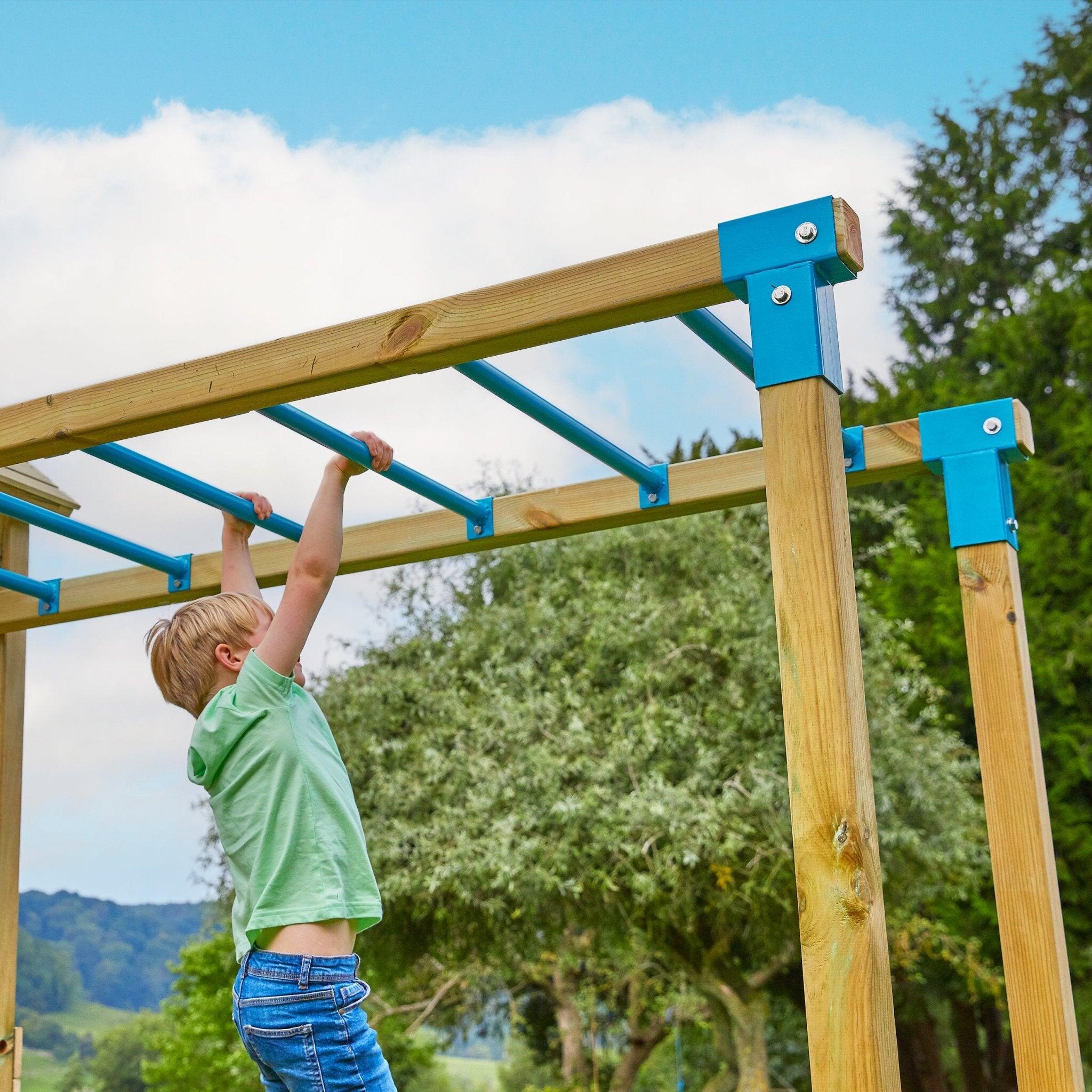 Barre pont de singe pour aire de jeux SKYWOOD bois FSC® 2/5